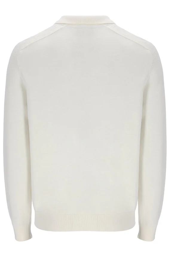 Coconut Milk Teddy Knitted Shirt