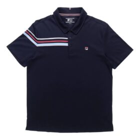 Contrast Colors StripesSport Casual Short Sleeve poloShirt Men s Blue