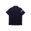 Contrast Colors StripesSport Casual Short Sleeve poloShirt Men s Blue