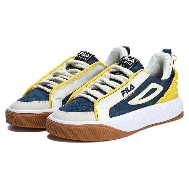 CORE VIVA Fashion Icona Skate Shoes "White Blue Yellow"