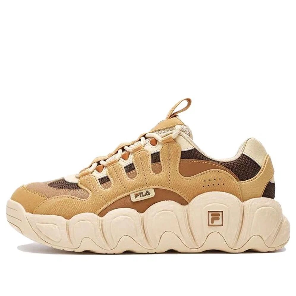 CROISSANT Chunky Sneakers "Orange Brown"