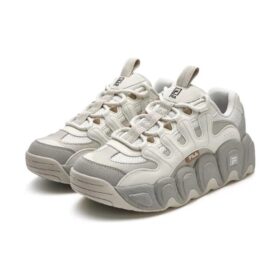 CROISSANT Chunky Sneakers “White Grey”