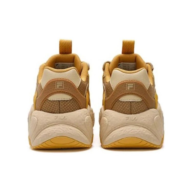 CROISSANT Chunky Sneakers "Yellow Brown"