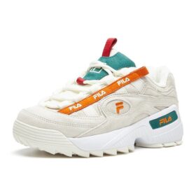 D-Formation Daddy Shoes Green/Orange/White