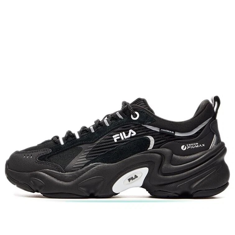 Damping Wearable Platform Clunky Shoes Black