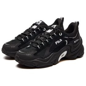 Damping Wearable Platform Clunky Shoes Black
