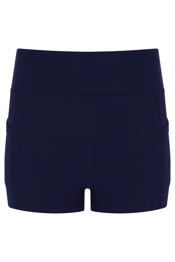 Dark Navy Women’s Jersey Dress with Inner Shorts