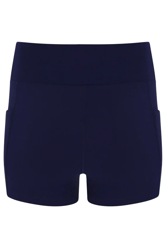 Dark Navy Women’s Jersey Dress with Inner Shorts