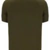 Dark Olive Sander Textured Knit Polo Shirt