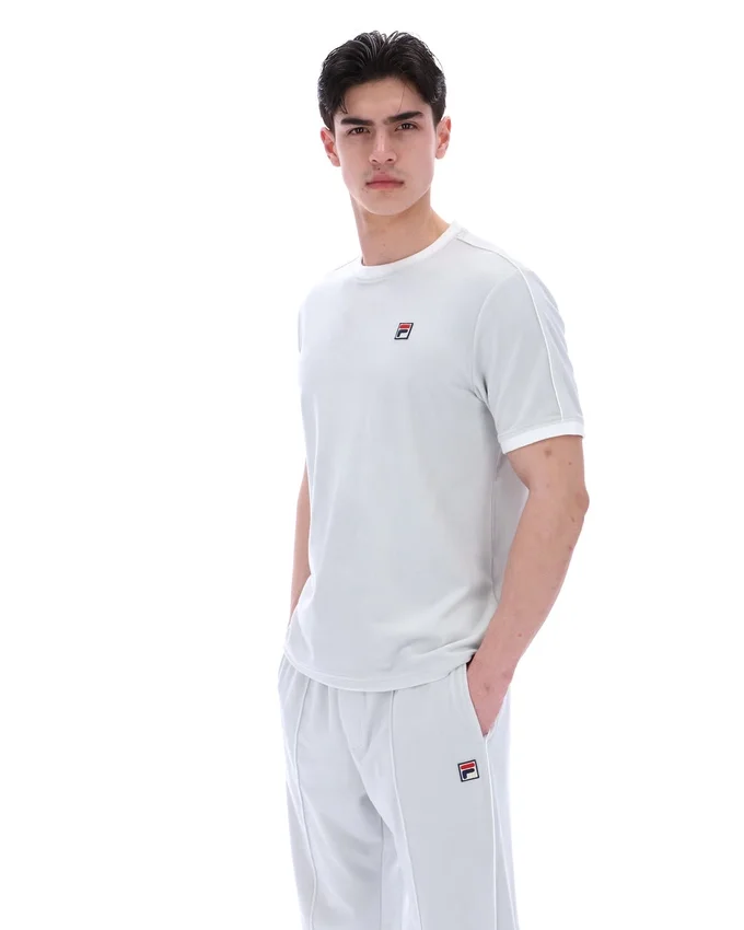 Dawn Blue Basilio Velour Tee
