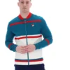 Deep Lagoon Stefan Archive Cut And Sew Track Top