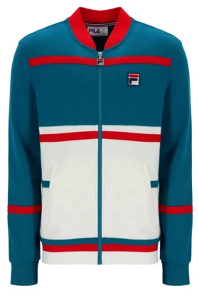Deep Lagoon Stefan Archive Cut And Sew Track Top