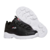 Disarray Leather Athletic Shoes "Black White"