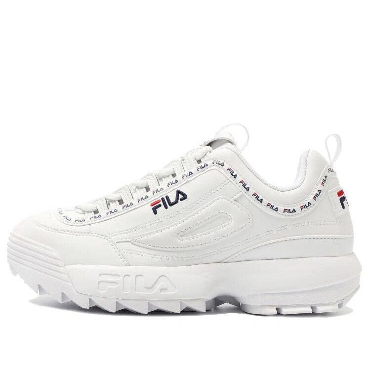 Disruptor 2 Low Top Clunky Shoes White