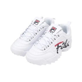 Disruptor 2 Low Top Shoes White/Black/Red
