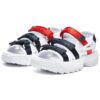 DISRUPTOR II SANDAL white/black/red