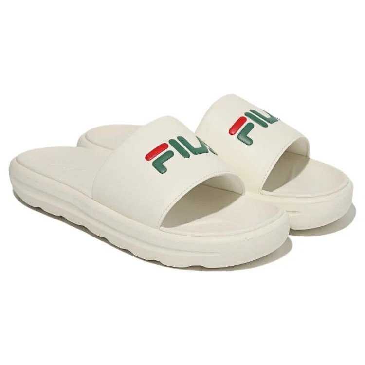 Drifter V2 Large Logo Slides "Cream"
