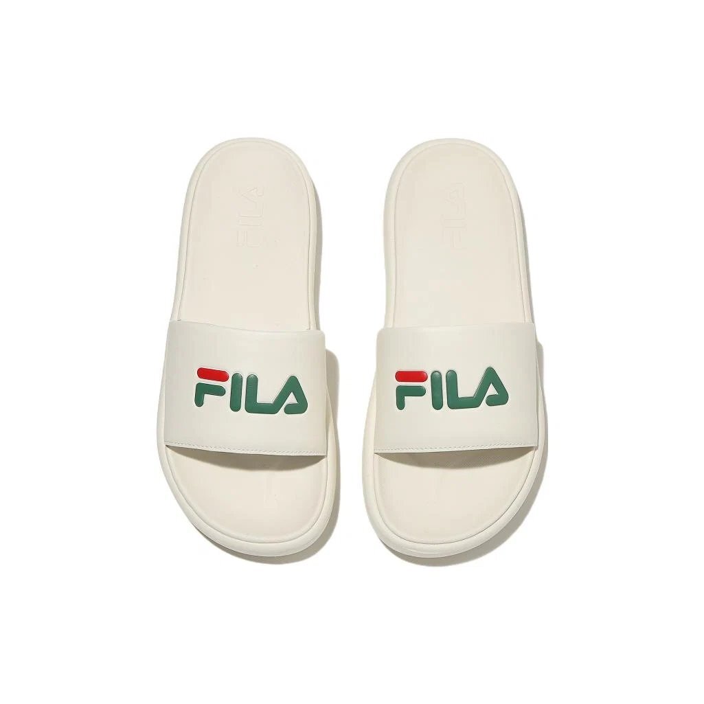 Drifter V2 Large Logo Slides "Cream"