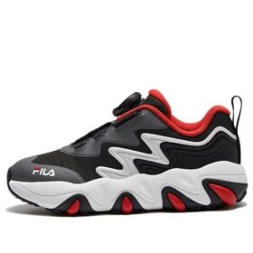 Essential Casual Sneakers "Black Grey Red"
