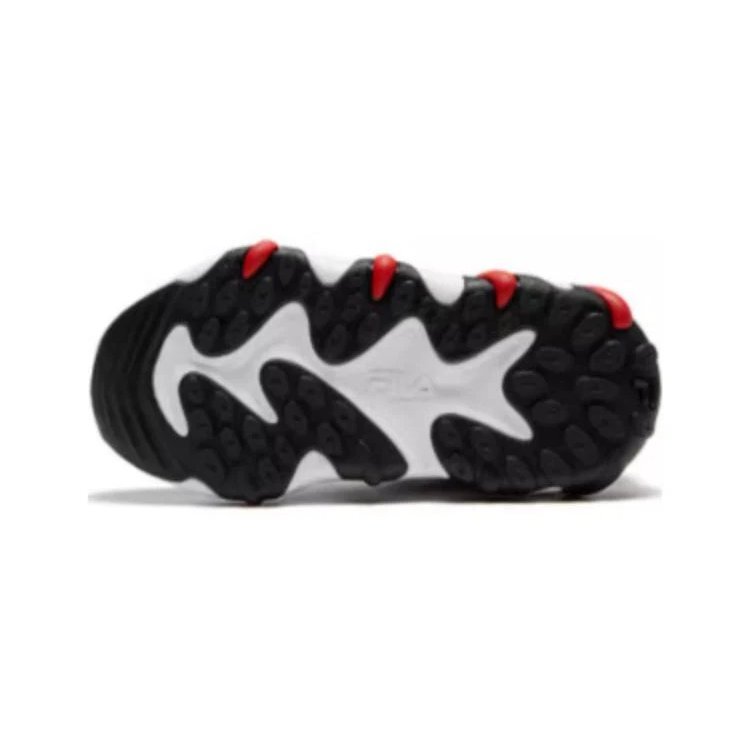 Essential Casual Sneakers "Black Grey Red"