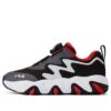 Essential Casual Sneakers "Grey Black Red"