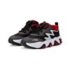 Essential Casual Sneakers "Grey Black Red"
