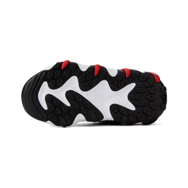 Essential Casual Sneakers "Grey Black Red"
