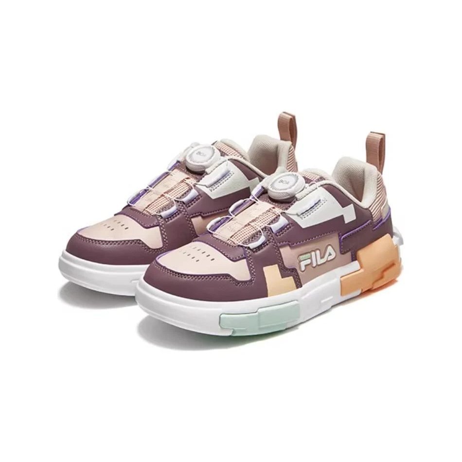 Fashion Brick Skate Shoes "Brown Orange White"