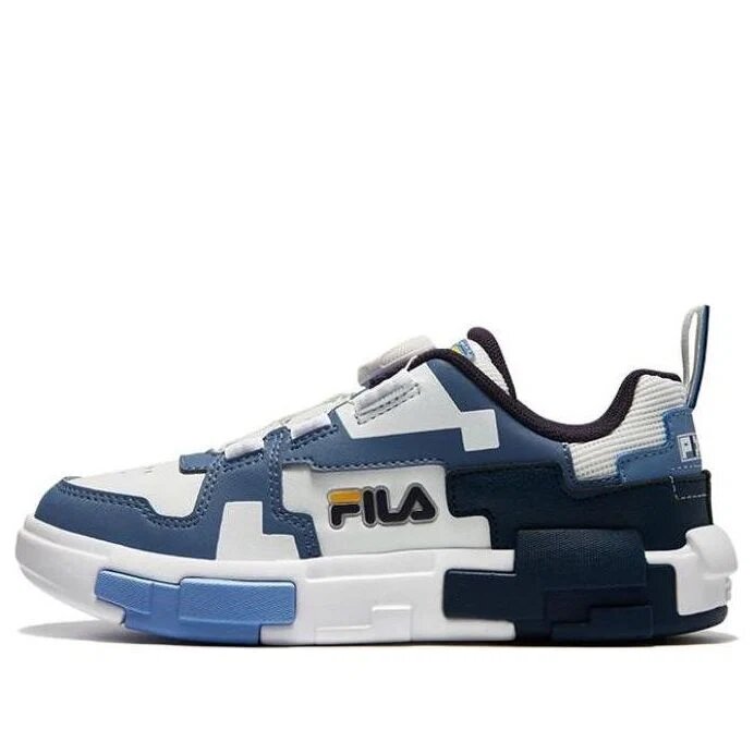 Fashion Brick Skate Shoes "White Blue Black"