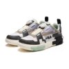 Fashion Brick Skate Shoes "White Brown Black"