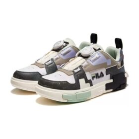 Fashion Brick Skate Shoes “White Brown Black”
