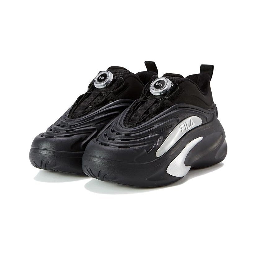 Fashion Running Sneakers "Black Silver"