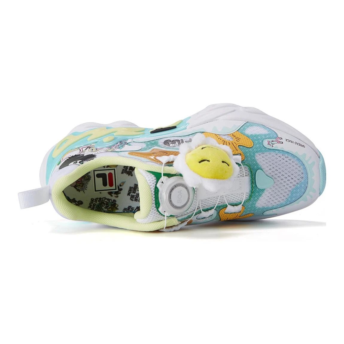 Fashion Running Sneakers "White Blue Yellow"