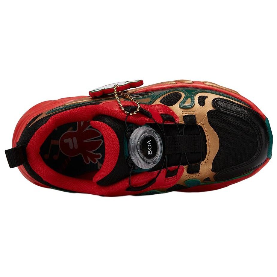 Fashion Shoes "Black Red Gold"