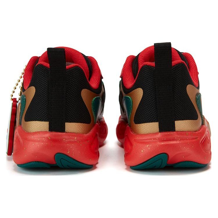 Fashion Shoes "Black Red Gold"