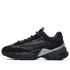 Fashion Sneakers Low-Top Running Shoes "Black Grey"