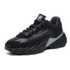 Fashion Sneakers Low-Top Running Shoes "Black Grey"