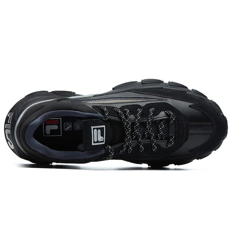 Fashion Sneakers Low-Top Running Shoes "Black Grey"