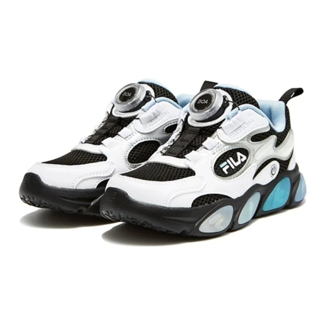 FERRIS WHEEL Sneakers "White Black Blue"