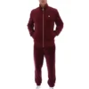 Fig Nero Velour Track Top