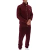 Fig Nero Velour Track Top