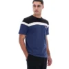 Fila Navy Aiden Cut and Sew T-Shirt