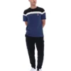 Fila Navy Aiden Cut and Sew T-Shirt