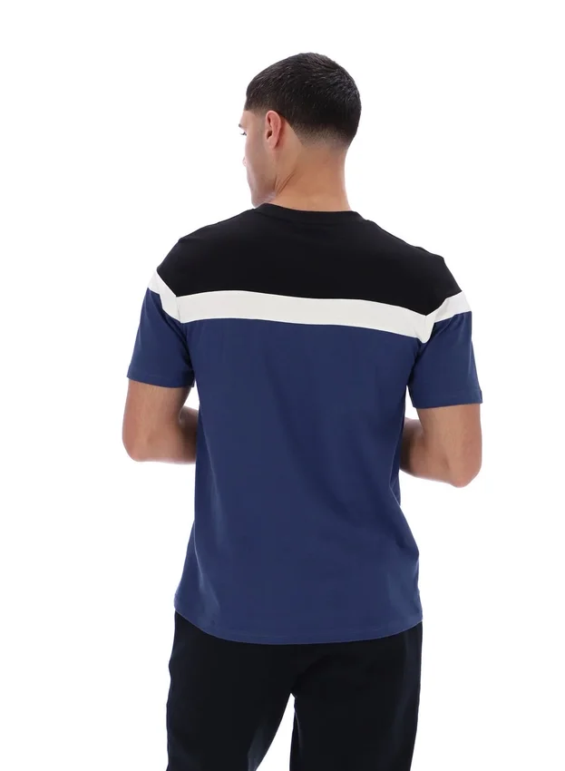 Fila Navy Aiden Cut and Sew T-Shirt