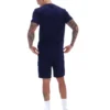Fila Navy Ash Micro Waffle Ringer T-Shirt
