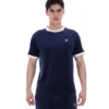 Fila Navy Basilio Velour Tee