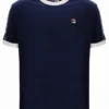 Fila Navy Basilio Velour Tee