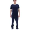 Fila Navy Basilio Velour Tee