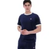Fila Navy Basilio Velour Tee