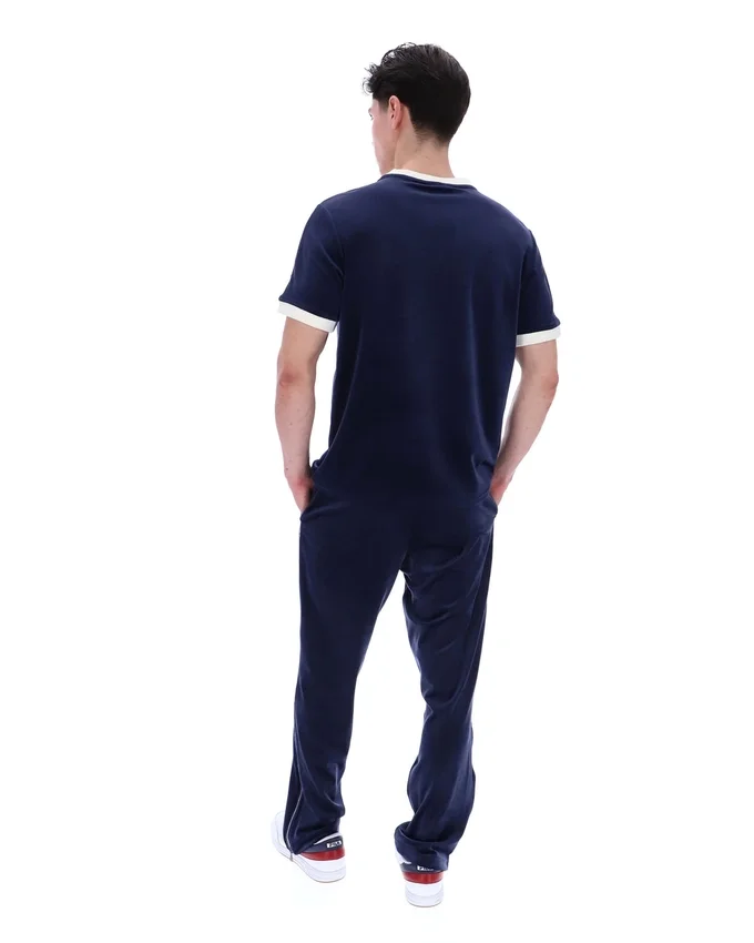 Fila Navy Basilio Velour Tee